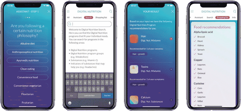application nutrition digitale DNA